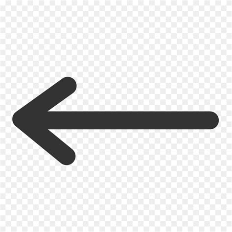 Simple Rounded Arrow Left Transparent Png Left Arrow Png Flyclipart