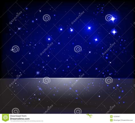 Starry Sky Background Cartoon Vector | CartoonDealer.com #15230367