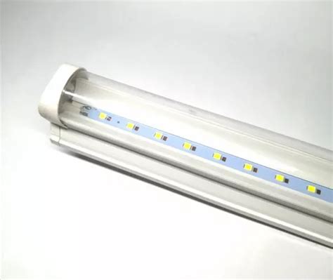 L Mparas De Tubo Led W Luz Blanca Canaleta Plastico En Venta En