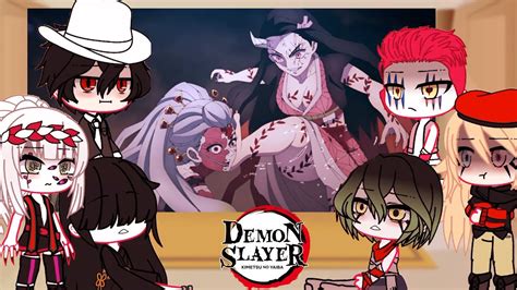 Uppermoons React To Nezuko Vs Daki Demon Slayer Gacha Club