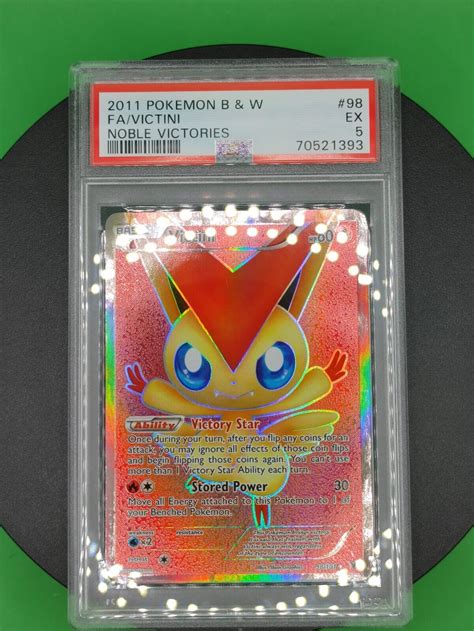 Psa Victini Noble Victories Full Art Ultra Rare English