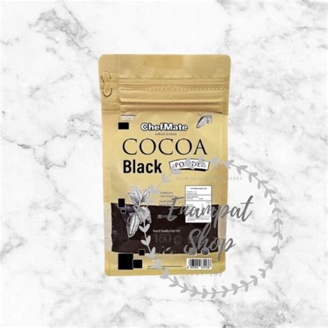 Jual Chefmate Cocoa Black Powder 150 Gram Shopee Indonesia