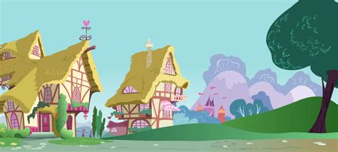 Ponyville Background Image By Moondust0519 On Deviantart