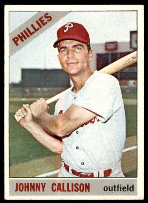 1966 Topps Johnny Callison Good Philadelphia Phillies 230 EBay