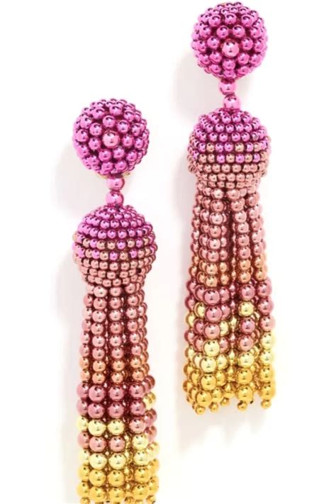 Rent Degrade Ombr Tassel Earrings Oscar De La Renta Hurr