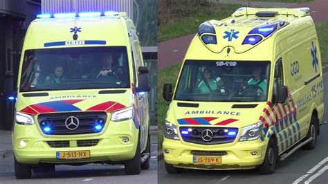 Brandweer En Ambulances Met Spoed Onderweg In Den Haag Youtube