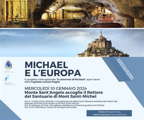 Michael E Leuropa Monte Sant Angelo Accoglie Il Rettore Del