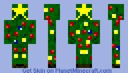 Christmas tree skin Minecraft Skin