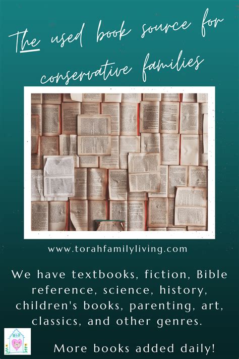 Used books for conservative families | Used books, Torah, Childrens books