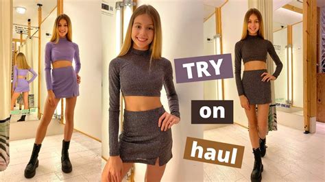 Try On Haul New Year Clothes Mari Kruchkova Youtube Clothes Holiday Dresses Haul