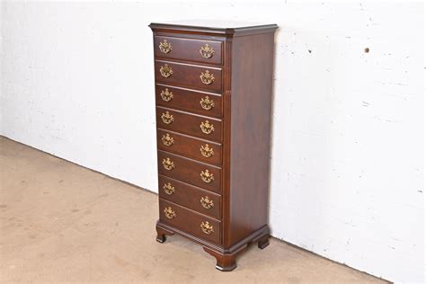 Drexel Heritage Georgian Solid Cherry Wood Lingerie Chest For Sale At StDibs Drexel Furniture