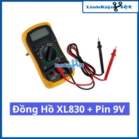 Đồng Hồ Đo Điện Tử Xl830l Xl830 830 Tặng Kèm Pin 9v Shopee Việt Nam