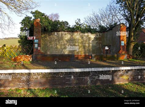 A View Of The Remains Of The Waiting Room At The Former Midland And