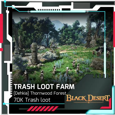 Bdo Dehkia Thornwood Forest Hours Grind Upto K Trash Loot