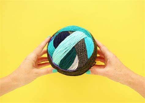 Make A Giant Magic Yarn Ball From Yarn Scraps My Poppet Makes