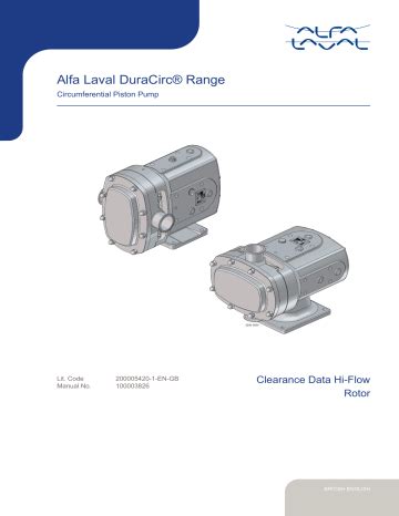 Alfa Laval DuraCirc Owner S Manual Manualzz