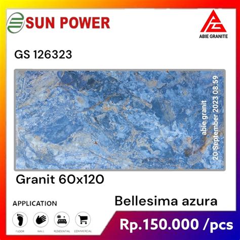 Jual Granit X Sunpower Bellisima Azura Gs Kab Bogor