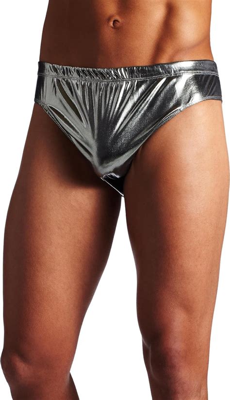 Intimo Men S Liquid Metallic Bikini Silver Small At Amazon Mens Clothing Store Bikini Underwear