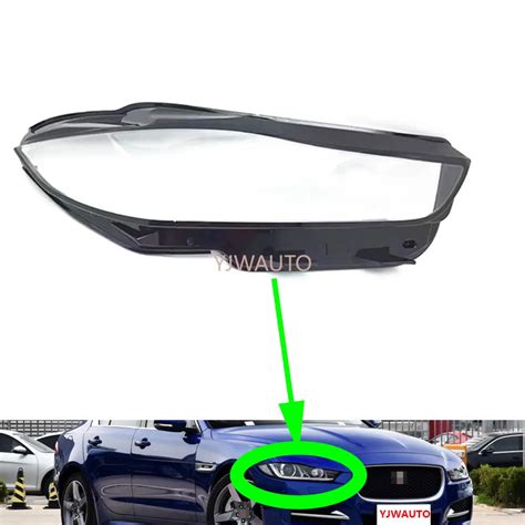 For Jaguar Xe Xel Headlight Cover Car Headlamp Lens Glass