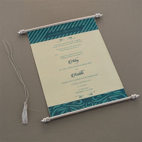 Beautiful Royal Scroll Invitation - Etsy