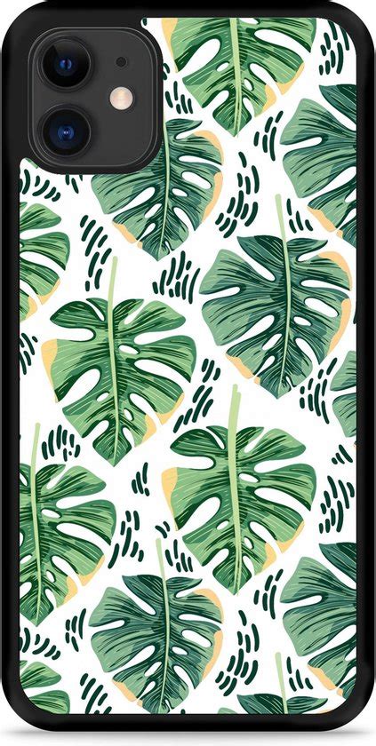 Hardcase Hoesje Geschikt Voor IPhone 11 Palm Leaves Large Bol