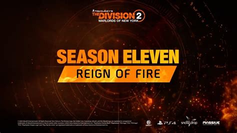 The Division Season Reign Of Fire Launch Trailer Ps Video