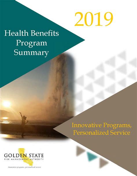 Health Benefits Program Brochure > Golden State Risk Management Authority