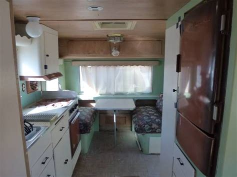 1959 Oasis Dinette Dinette Vintage Campers Trailers Vintage Trailer