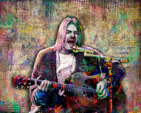 Kurt Cobain Poster Kurt Cobain Art Kurt Cobain Tribute - Etsy