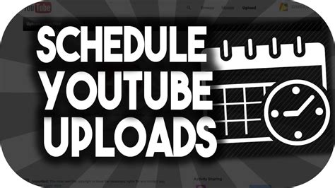 How To Schedule A Youtube Video Upload How To Schedule Youtube