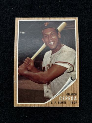 1962 TOPPS 40 ORLANDO CEPEDA VGEX C 3918 EBay