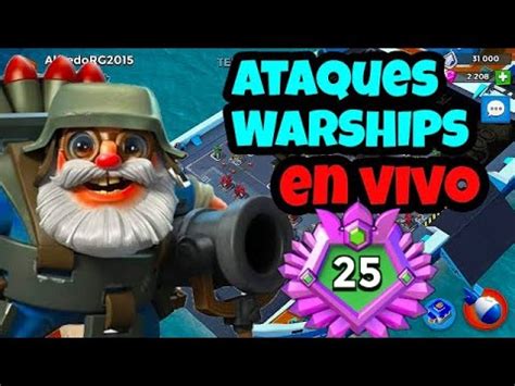 ATAQUES WARSHIPS En VIVO BOOM BEACH Alfredo YT YouTube