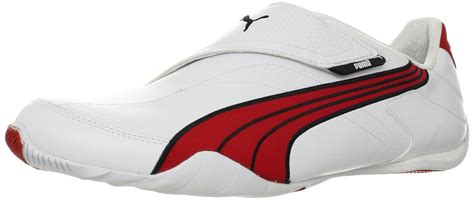 Buy Puma Mens Jiyu V Mesh Fashion Sneakerwhiteribbon Red95 D Us At