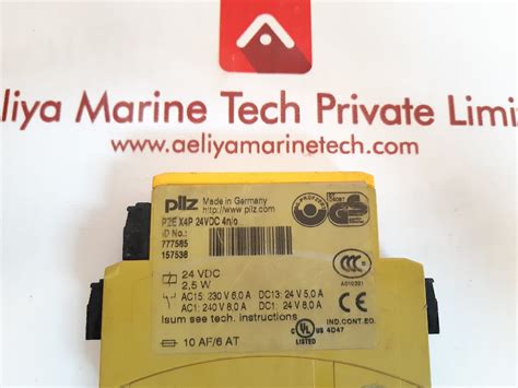 Pilz Pze X4p Safety Emergency Stop Relay 777585 Aeliya Marine Tech