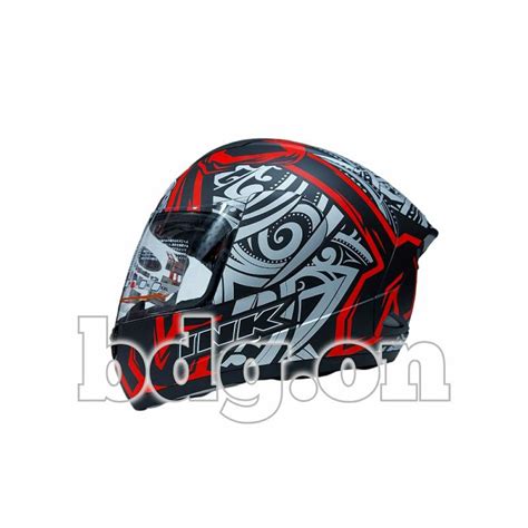 Jual HELM INK CLMAX SERIES 8 BLACK RED DOFF ORIGINAL Shopee