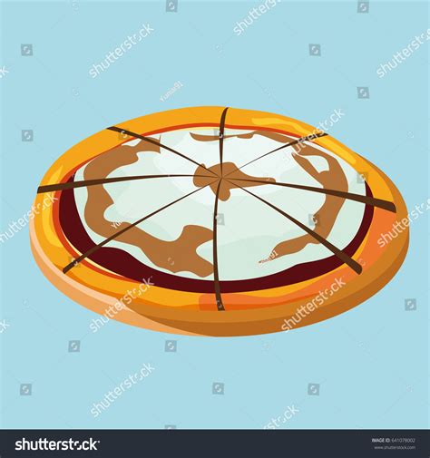 Iranian Pizza Vector Illustration Stock Vector (Royalty Free) 641078002 ...