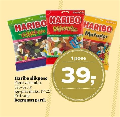 Haribo Slikpose Tilbud Hos Dagli Brugsen