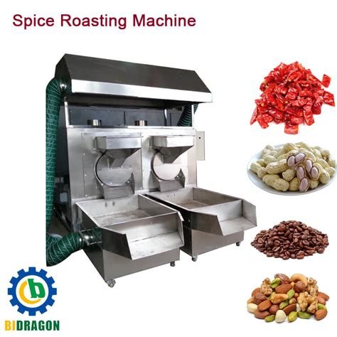 Continuously Groundnut Roaster Machine Cocoa Roast Machine Cashew Nut