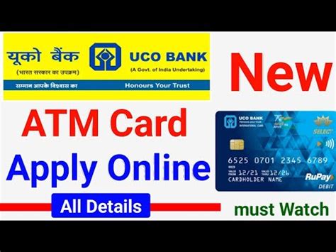 Uco Bank New Atm Card Apply Online All Details Uco Bank Atm Card Review