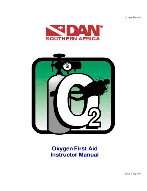 Fillable Online Qc Scuba Dan Oxygen First Aid For Scuba Diving Injuries