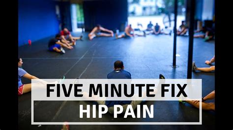 Five Minute Fix Hip Pain How To Fix Hip Pain At Home Youtube