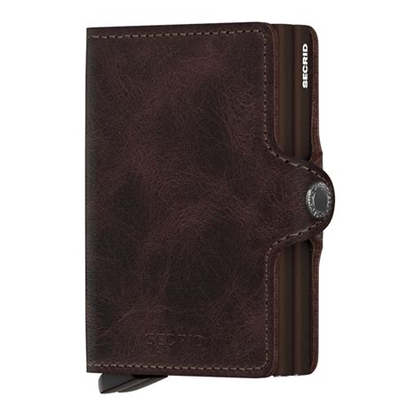 Porte Cartes Twinwallet Vintage Chocolate Secrid