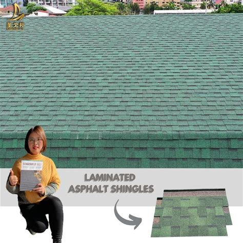 Sri Lanka Anti Algae Asphalt Shingles Three Tab Architectural Shingles Colorful Roofing Covers