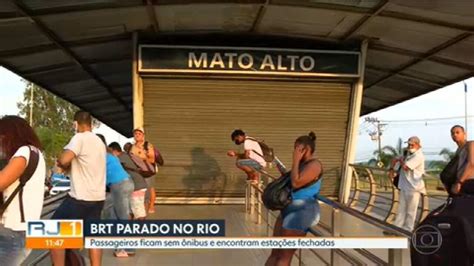 Passageiros da estação do Mato Alto pagam mais caro sem BRT RJ1 G1