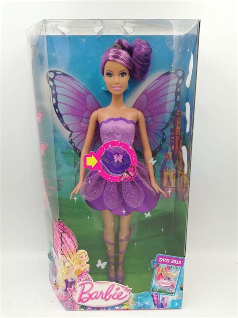 Mattel Y Barbie Mariposa And The Fairy Princess Friends Doll Purple