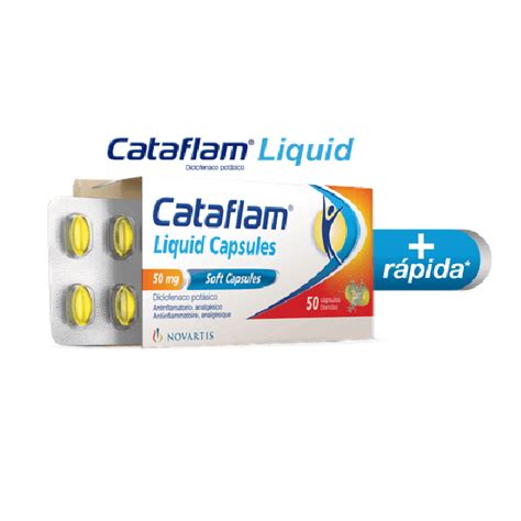 Cataflam 50mg Liquid Gel x 1 Capsula Compre en línea en su Farmacia y