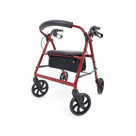 Mobility Walker - Lightweight Rollator With Padded Seat