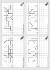 Spiegelbilder Ideen In Matheunterricht Mathematikunterricht