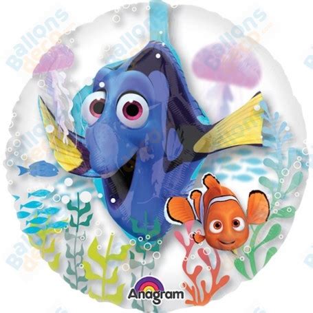 Ballon Le Monde De Dory Et Nemo Insider Disney Ballonsdeco