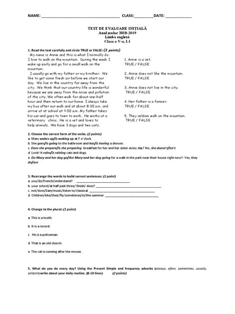 5th Grade Test Initial Download Free Pdf Veterinary Physician Syntactic Relationships